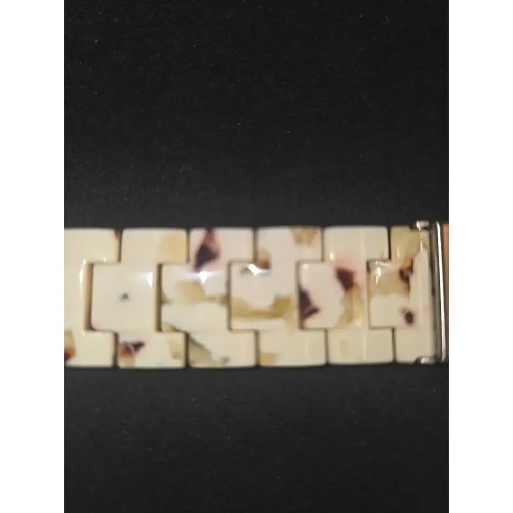 Resin Tortoiseshell Smartwatch Band with Adjustment Tool